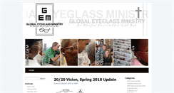 Desktop Screenshot of globaleyeglassministry.org
