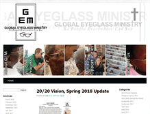 Tablet Screenshot of globaleyeglassministry.org
